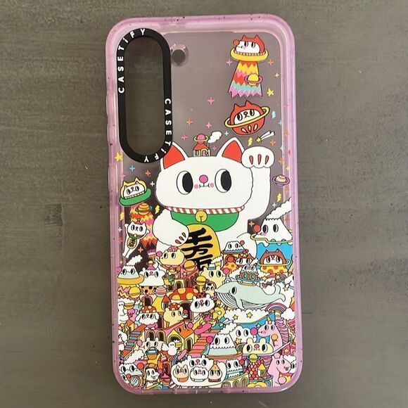 Casetify fortune cat Samsung S23 case - Picture 3 of 3